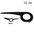 Black ABS Plastic Bicycle Chain Guard Cover Bike Chain Cover Shell 32-38 Teeth Z