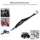 2ft Motorcycle Helmet Strap Retractable Elastic Bungee Luggage Cord Rope
