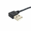 Left Angled USB 2.0 A Male to Left Angled B Male 90 degree Printer Scanner