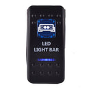2x Car Boat Blue LED Light Bar ON/OFF Toggle Switch Control 12V 24V 5Pins