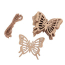 10Pcs Wooden BUTTERFLY Cardmaking Scrapbooking Craft Embellishment Wedding