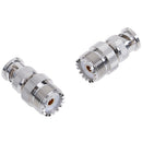 1PC BNC male plug to SO239 UHF female jack RF coaxial adapter cable connector M&