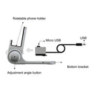 New rotatable mobile phone charging base with line charger desktop stand ch