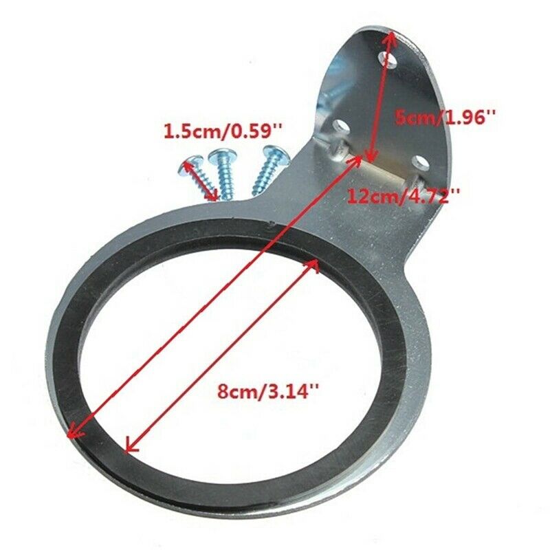 Spiral Hair Dryer Holder Stand Hair Blower Bracket Bathroom Toilet D7X3