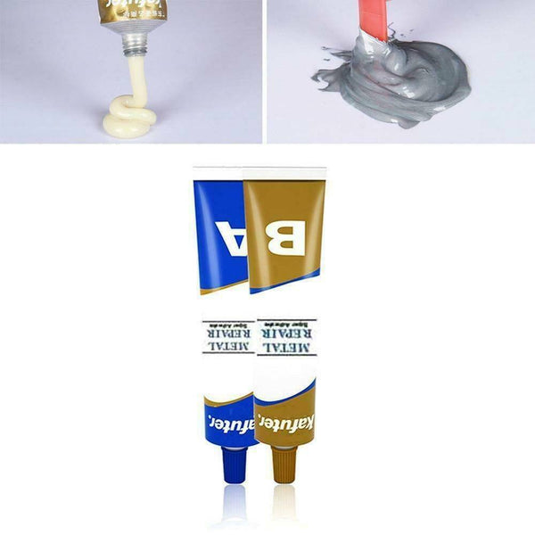 Industrial Heat Resistance Cold Weld Metal Repair Paste Adhesive A&B Gel AU