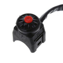 Motorcycle Kill Switch Red Push Button Horn Starter Dirt Bike ATV UTV Dual Sp ME