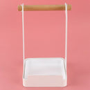 Kitchen Lid Rack Seated Spoon Rack with Water Tray Hanger Nailless Rack Kit