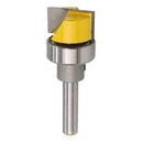 New 1/4" Shank Flush Trim Hinge Mortise Template Router Mills Bit 3/4" x11mm