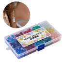 450pcs/box Loose 8mm For Jewelry Making Round Crackle Glass Beads Charm 15 Color