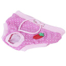 Female Pet Dog Hygienic Sanitary Diaper Pant Brief for Small Dog Pink with