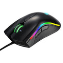1X(Gamedias M8 Gaming Mouse Rgb Lighting Weighted Gaming Mouse