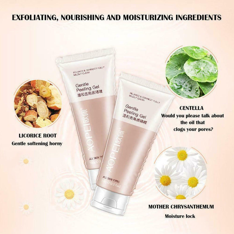 Exfoliating Gel Skin Care Cleansing Peeling Moisturizing Facial Cleanser