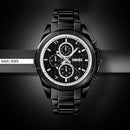 SKMEi Men'S Quartz Watch All Adjustable Strap Waterproof Glass Texture Busi T7V6