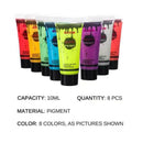 Black Light Paint UV Neon Face & Body Paint Glow Paints (8Bottles 0.34 oz. Each)