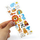 5 Sheets Cute Cartoon Scrapbooking Bubble Puffy Stickers Reward Kids Toys JR