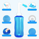 500mL Sinus Allergy Relief Neti Pot Nasal Cleaner Wash Rinse Bottle + Heads