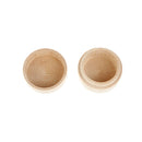 Round Wooden Wedding Ring Jewelry Trinket Box Wood Storage Container Case 3C