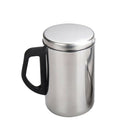 350ml Insulate Travel Mug Cocktail Tumbler Wine Cup Stainless Steel Mug Lid