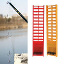 Fishing Plastic Rig Board Double Side Spring Hooks Storage Catch Holder Tackle