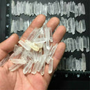 50g Bulk Natural Crystal White Quartz Small Points Terminated Wand Specimen H7