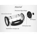 34Oz 1000ml French Coffee Press Tea Maker with Filters Durable Handle Black
