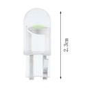 2Pieces 194 T10 DC12V LED Bulb Wedge License Plate Light for Motorbike White