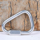 Triangle Mountain Rock Climbing Stainless Steel Screw OutdoorKitP Lock G0P8