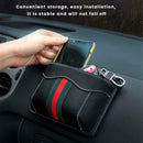 Car Storage Bag Paste-mounted Seat Quilted Organizer Instrument Panel Hang Pack