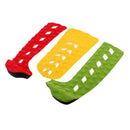 3 Pieces Shock Absorption Shortboard Pad Non-Skid Skimboard Longboard Tail Pad