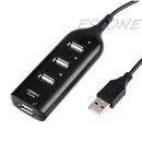 USB 2.0 Hi-Speed 4-PortS Splitter Split Hub Cable Adapter For Notebook PC Laptop