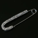 Crystal Large Safety Pin Rhinestone Brooches Suit Sweater Scarves Scarf Pins