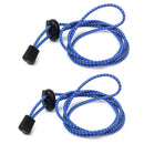 1 Pair Elastic Reflective Laces Easy Attachment for Marathon Sports (Royal
