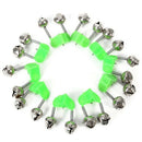 10Pcs Fishing Float Rod Bells Bells Alarm Ring Fishing Bite Rod Clip Green  C3E7