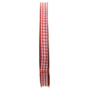 45m Full Reel Cut Lengths Gingham Ribbon Sewing Crafts, 10mm Wide Red