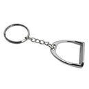 1Pcs Simple Elegant Design Western Stirrup Keychain Key Ring Hanger Tool Fo H2M4