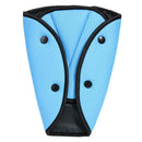 Kids Car Seat Belt Triangle Safety Holder Seat Cover Neck Protection (Blue