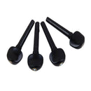 4 Pcs 4/4 Violin Fiddle Tuning Pegs Violin Replacement Parts For Violinist