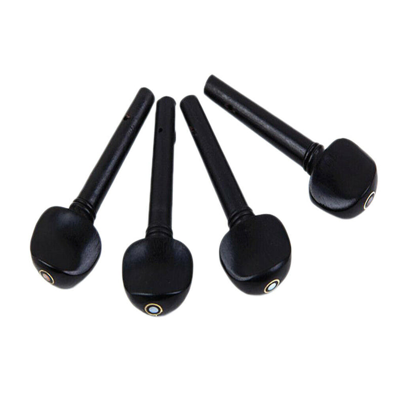 4 Pcs 4/4 Violin Fiddle Tuning Pegs Violin Replacement Parts For Violinist