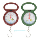 10kg Weighing Portable Numeral Pointer Spring Balance Hanging Scale w/ Hook