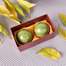 2Pcs Stress Hand Wrist Natural Jade Ball Health Hand Massage Ball BallHT FT
