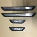 For Mazda Cx-5 Cx5 17-18 Door Sill Scuff Plate Welcome Pedal Stainless Stee M4O8