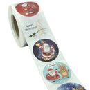500pcs Cartoon Christmas Tree Holiday Stickers Seals Gift Scrapbooking 02