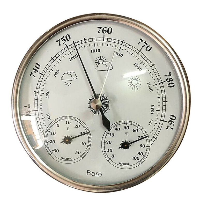 Weather Station 3 in 1 Indoor Thermometer Hygrometer Barometer Temperature
