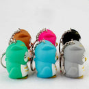 Cute Owl Keyring with LED Lights and Hooting Sound Novelty Key Rings Gifts  1X