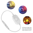 Manual Knob LED Single Color Controller 8A 12-24V Adjustable Dimmer Switch