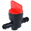 In-Line Straight Fuel Gas Shut Cut Off 1/4" Valve Petcock Motorcycle Cut Tac J!e