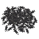 100pcs Auto Fender Bumper Clips Kit Push Pin Nylon Fastener Clips Set New