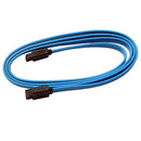 1M PC SATA 3.0 Extension Cable SATA External Shield Cable Cord Lead Blue