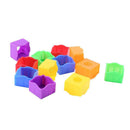 12pcs 6 Colors Pool Billiard Cue Chalk Holder Cases for Snooker Accessories