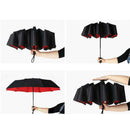 Automatic Folding Umbrella Windproof Double Layer Inverted Reverse UV Protect